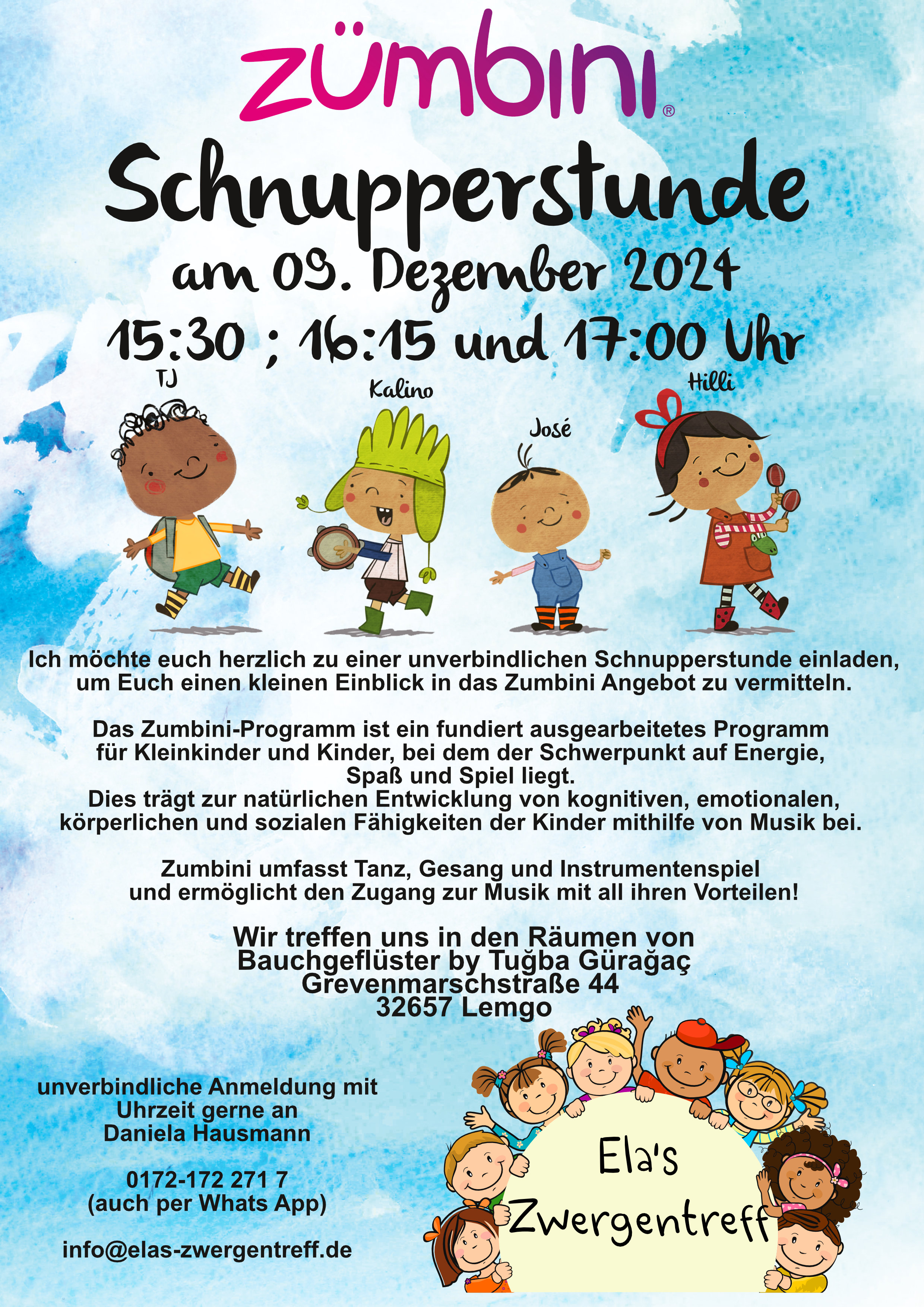 Zumbini Schnupperstunde